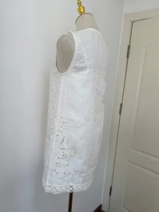 DOEN lucina embroidered linen mini dress - Picture 9 of 14